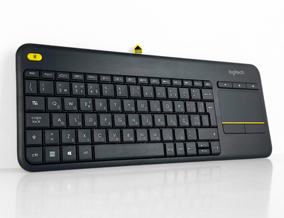 Клавіатура Logitech K400 Plus Wireless, Grey, Refurbished