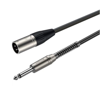 Микрофонный аудио кабель Jack 6.3 mono — XLR Male Roxtone SMX-J250-L3 3м