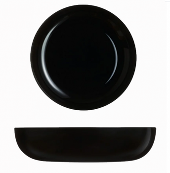 Блюдо Luminarc Friends Time Black Couscous глибоке з загартованого скла 25 см (P6375 )