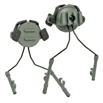 Крепление для активных наушников адаптер на шлем 19-21 мм Olive S