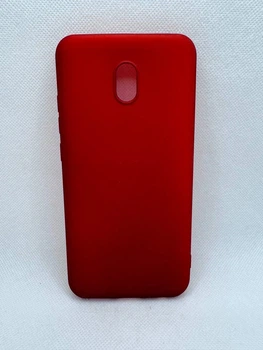 Силиконовый чехол Fashion Case Rock для Xiaomi Redmi 8a Красный