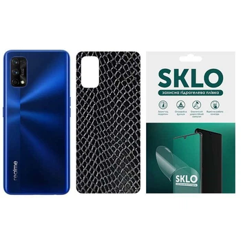 Защитная плёнка SKLO Back Snake на тыльную сторону для Realme 7 Pro (Черный) (155783)