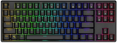 Игровая клавиатура 1stPlayer MK8 Lite Yellow Switch USB (Black) Epik (184427)