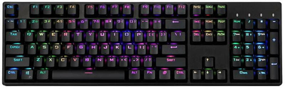 Игровая клавиатура 1stPlayer MK8 Titan Gateron Blue Switch USB (Black) Epik (184431)