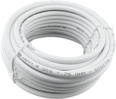 Коаксіальний кабель DPM RG6 1 мм CCS 10 м (5906881211281)