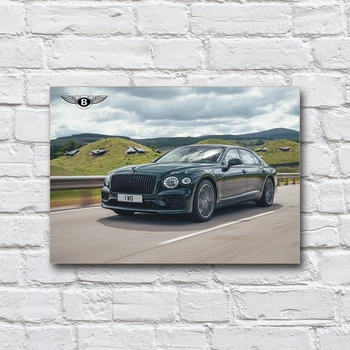 Деревянный постер «Bentley Flying Spur» 210х297 мм