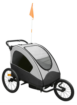Wózek dziecięcy Babytrold Roadrunner Black/Grey (5704211719519)