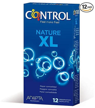 Prezerwatywy Control Nature XL bezsmakowe 12 szt (8058664113620)