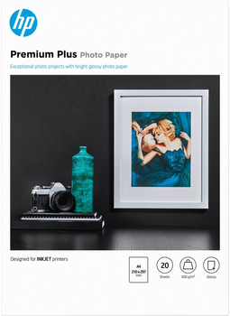 Papier fotograficzny HP 210x297mm Paper Premium Glossy 20szt (CR672A)