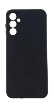 Чехол Silicone Case Box для Samsung Galaxy A14 / A145 бампер с микрофиброй черный
