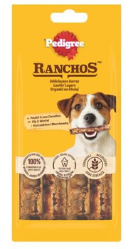 Ласощі для собак Pedigree Ranchos з куркою 40 г (4008429155451)