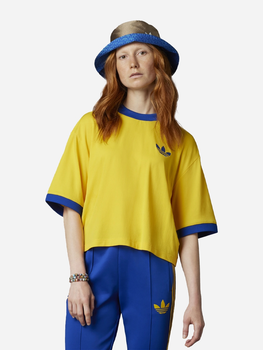 Koszulka sportowa damska Adidas IB2060 36 Żółta (4066748122240)