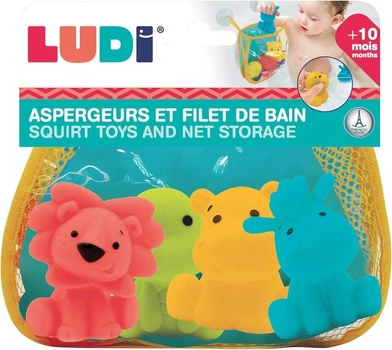 Набір іграшок для купання Ludi Animal With Storage Net (3550833400647)