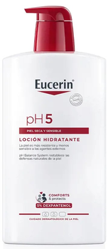 Лосьйон для тіла Eucerin ph5 Skin Protection Body Lotion зволожуючий для чутливої та сухої шкіри 1000 мл (4005800630057)