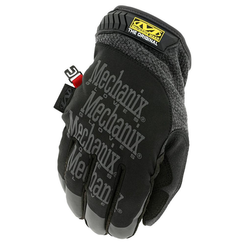 Плотные штурмовые перчатки Mechanix ColdWork с утеплителем 3M Thinsulate черные размер L