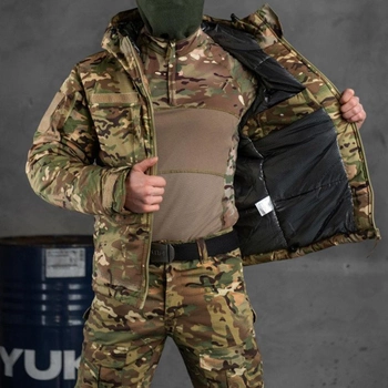 Мужская водонепроницаемая Куртка с Капюшоном Call Dragon на подкладке Omni-Heat реп-стоп мультикам размер XL