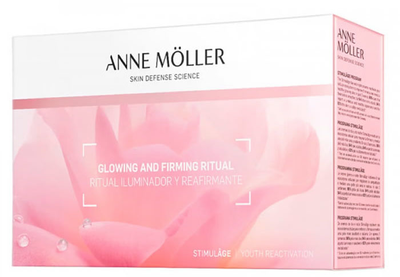 Zestaw kosmetyków do pielęgnacji twarzy Anne Möller Stimulage Glowing and Firming Ritual SPF 15 Dry Skin 4 szt (8058045438489)