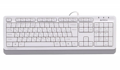 Клавіатура A4Tech FKS10 White USB