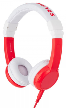 Słuchawki BuddyPhones Explore Czerwony (BP-EX-FD-RED-01-K)
