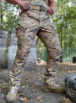 Тактичні штани польові літні, військові штани на літо ріп-стоп світлий мультикам 55