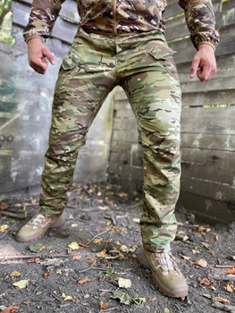 Тактичні штани польові літні, військові штани на літо ріп-стоп Мультикам 48