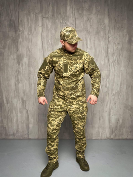 Тактичний польовий костюм вітро-вологозахисний літо, Тактична форма літня ріп-стоп Піксель ММ-14 50