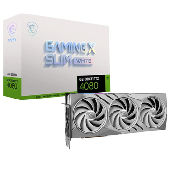 Відеокарта MSI GeForce RTX 4080 16GB GAMING X SLIM WHITE