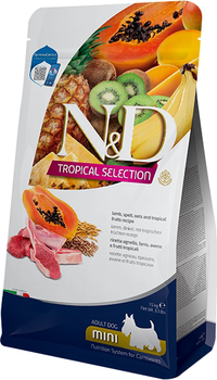 Сухой низкозерновой корм Farmina N&D TROPICAL SELECTION для взрослых собак мелких пород с ягненком и тропическими фруктами 1.5 кг (8010276042316)
