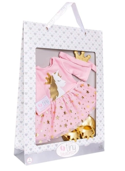 Zestaw ubranek dla lalki Tiny Treasure My First Princess Unicorn 36 cm (4897055946294)