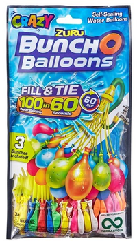 Zestaw baloników na wodę Bunch O Balloons do bitew wodnych 100 szt (5713396601731)