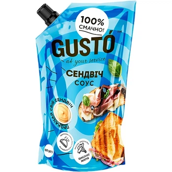 Соус "Сендвіч-Соус" 30% дой/пак 180г Gusto
