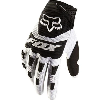 Велоперчатки FOX Dirtpaw MX Gloves, черно-белые, размер L
