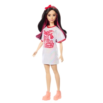 Лялька Barbie "Модниця" в блискучій сукні-футболці (HRH12)