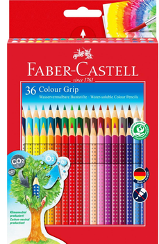 Набір кольорових олівців Faber Castell Color Grip 36 шт (4005401124429)