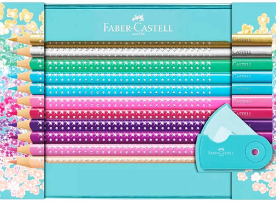 Набір кольорових олівців Faber Castell Sparkle 20 шт (4005402016419)