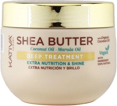 Maska do włosów Kativa Shea Butter Coconut y Marula Oil Deep Treatment 300 ml (7750075060609)