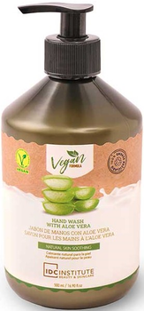 Mydło w płynie Idc Institute Idc Vegan Hand Wash Aloe 500 ml (8436591924722)