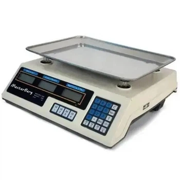 Весы торговые электронные MasterBerg МТ-218 со счетчиком цены до 50 кг (3_03974)