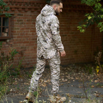 Легкий мужской Костюм Intruder Terra Куртка с капюшоном + Брюки / Полевая Форма светлый пиксель размер M