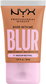 Тональна основа-тінт для обличчя NYX Professional Makeup Bare With Me Blur 11 Medium Neutral 30 мл (0800897234386)