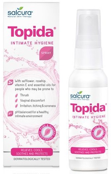 Спрей для інтимної гігієни Salcura Topida Intimate Hygiene Spray для чутливої шкіри 50 мл (5060130030945)