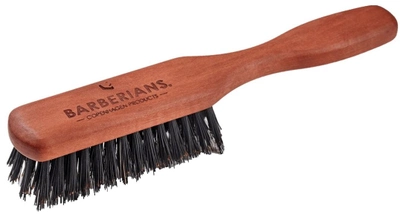 Szczotka do brody Barberians Regincos Men drewniana z włosiem dzika mała brązowa (8423146151153)