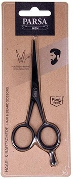 Nożyczki Parsa Beauty Men Hair and Beard Scissor czarne (4001065691833)