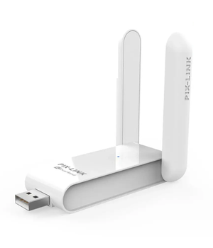 Мережевий USB 3.0 WiFi адаптер із двома зовнішніми антенами 600Mbps 2.4GHz/5GHz для Windows (476353-Prob) Білий