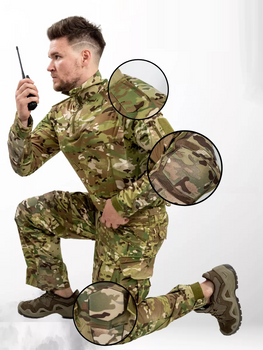 Тактический костюм с наколенниками и налокотниками + Call Dragon G6 multicam Размер L