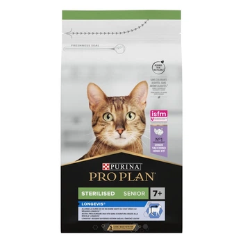Сухий корм Purina Pro Plan Veterinary Diets Sterilised Senior для стерилізованих котів віком 7+ індичка 1.5 кг (7613034989673)