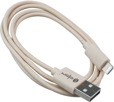 Кабель DPM USB-A - Lightning MFI 1 м біорозкладний (5906881212738)