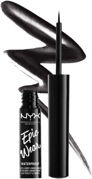 Eyeliner w płynie NYX Professional Makeup Epic Wear Metallic Liquid Liner 01 Balck Metal 3.5 ml (800897103385)