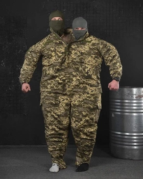 Армійський костюм Гірка Супербатальних розмірів 6XL піксель (85632)