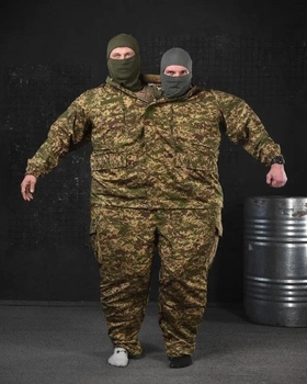 Армійський костюм Гірка Супербатальних розмірів Хижак 9XL мультикам (85632)